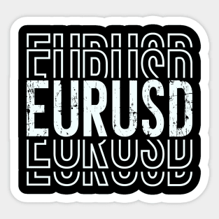 EURUSD Shadows Sticker